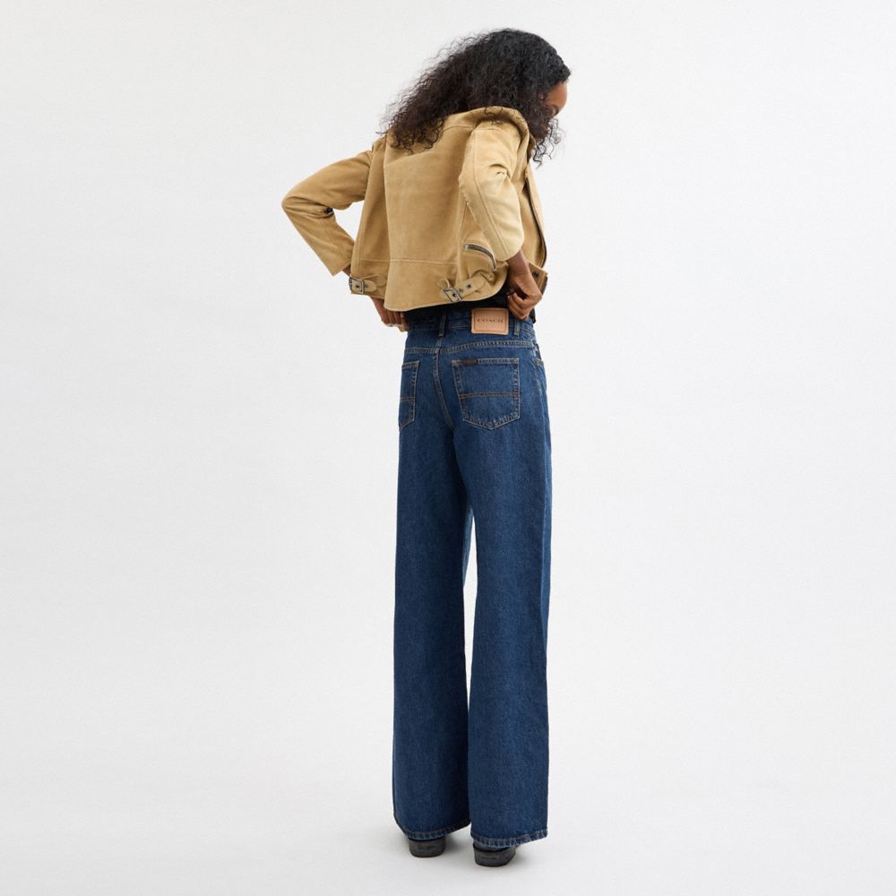 Baggy Denim Pants In Organic Cotton