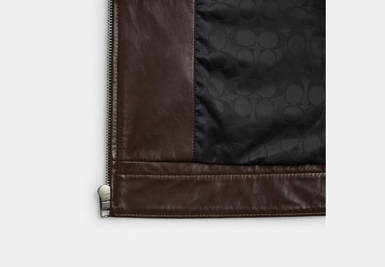 Heritage C Lightweight Leather Jacket