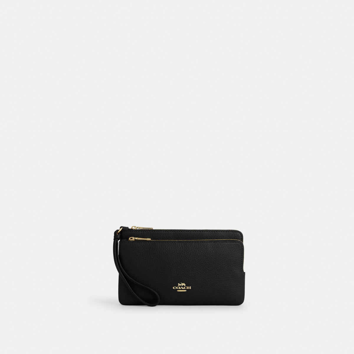 Double Zip Wristlet With Floral Print