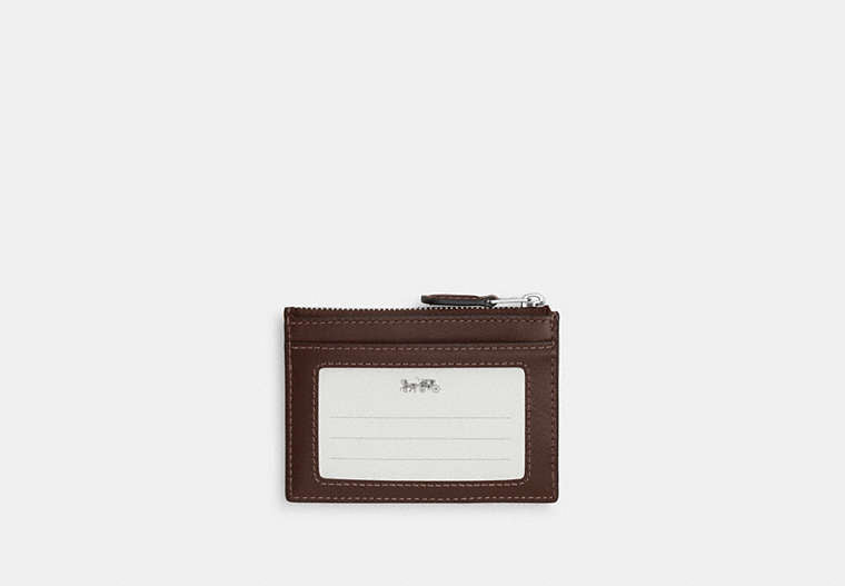 Mini Skinny Id Case In Signature Jacquard