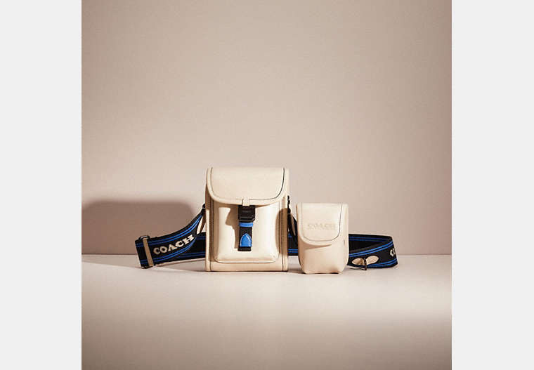 Restored Charter North/South Crossbody With Hybrid Pouch In Colorblock
