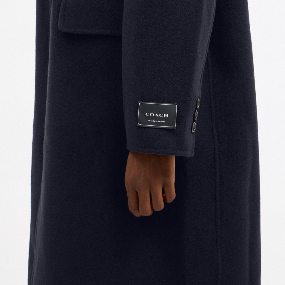 Double Faced Wool Coat