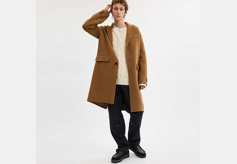 Double Faced Wool Coat