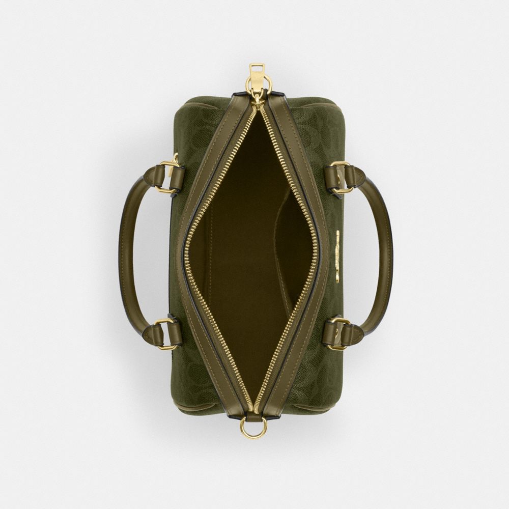 Rowan Satchel Bag In Signature Canvas