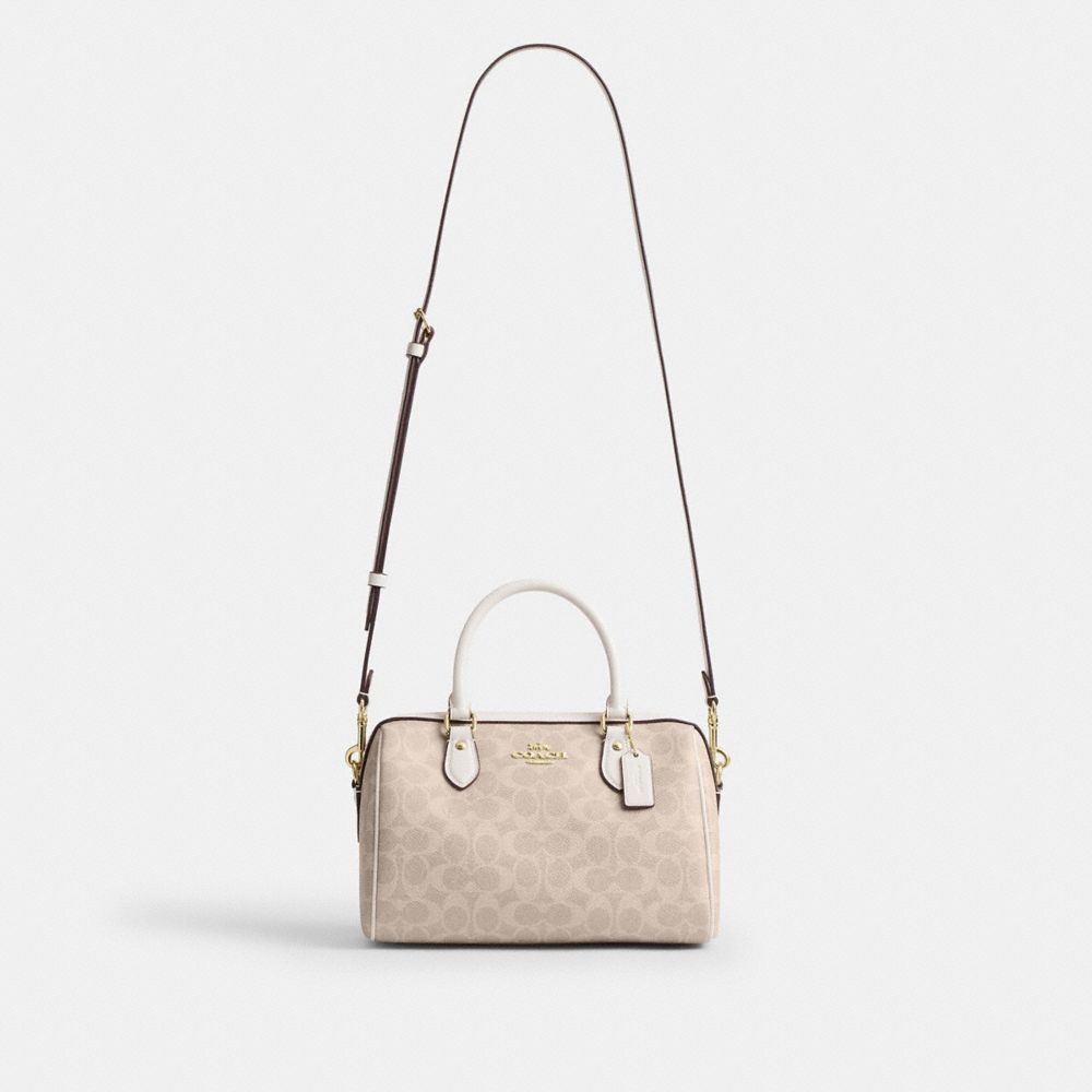 Rowan Satchel Bag In Signature Canvas