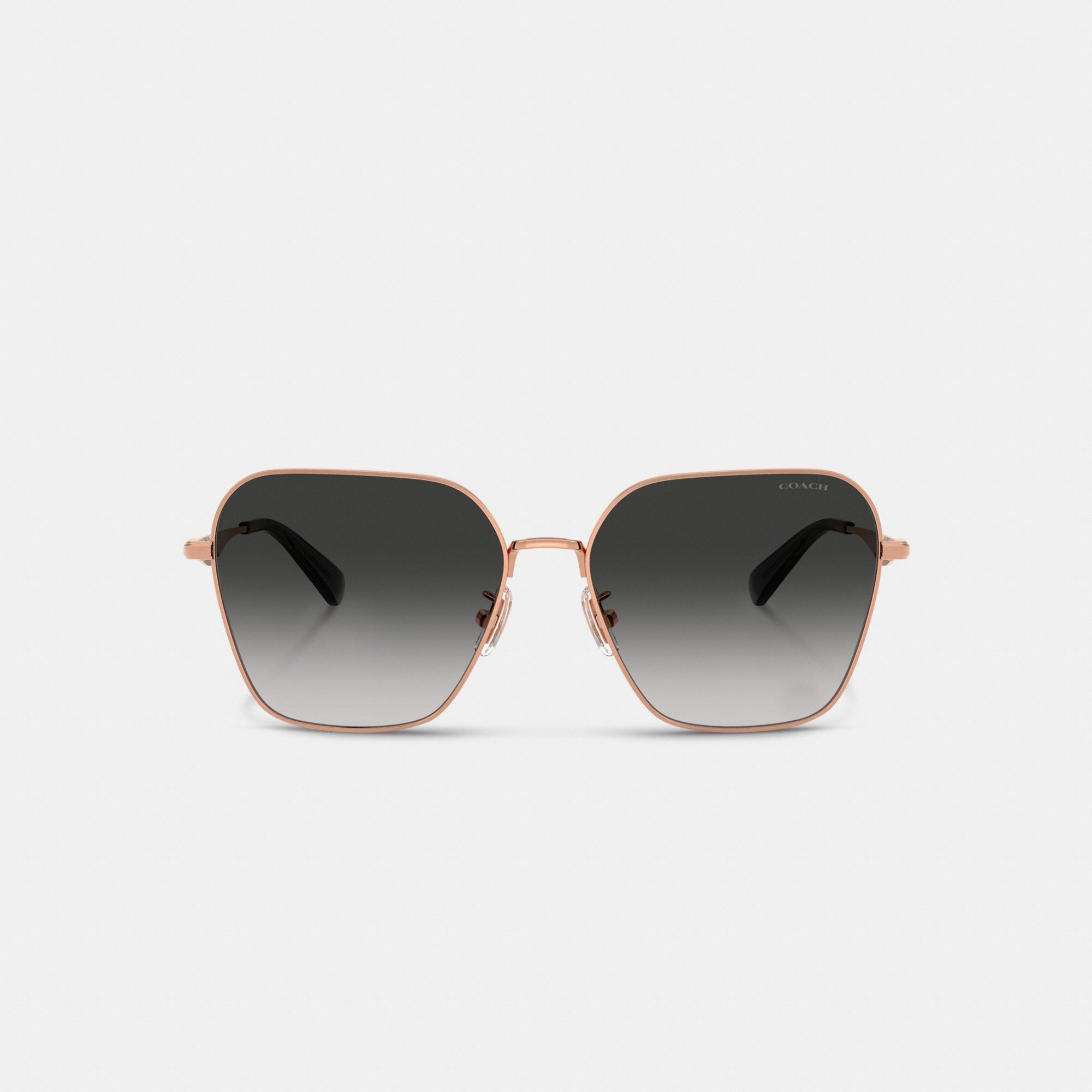 C Hardware Metal Oversized Square Sunglasses