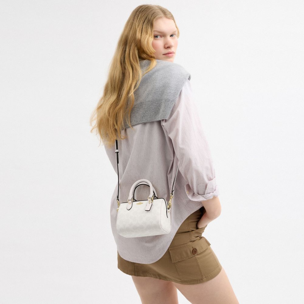 Mini Rowan Crossbody Bag In Signature Canvas