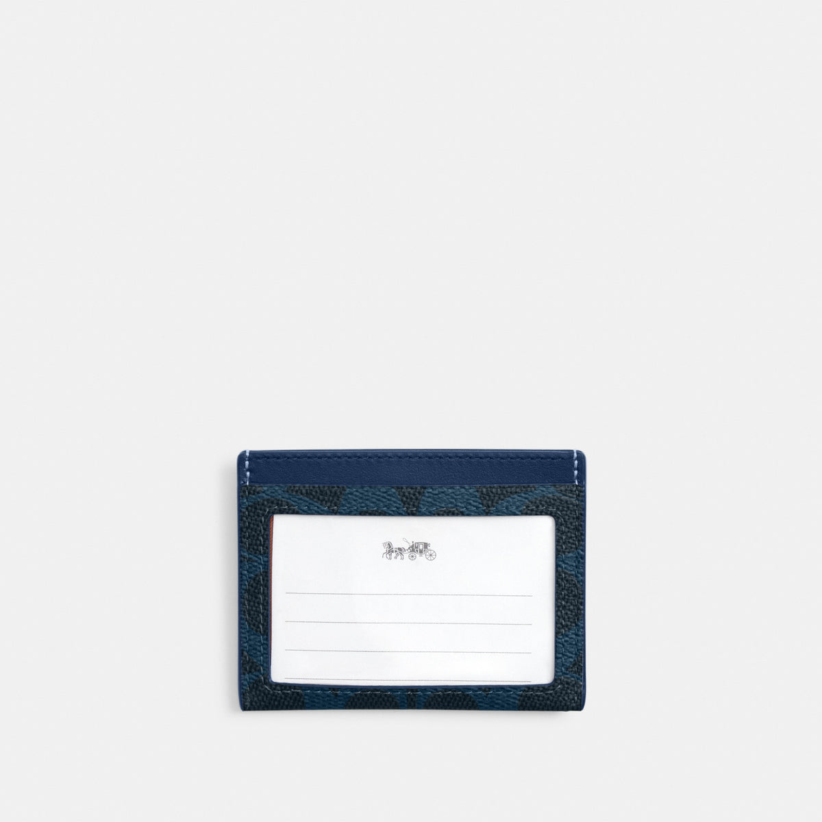 Slim Id Card Case In Signature Camo Print