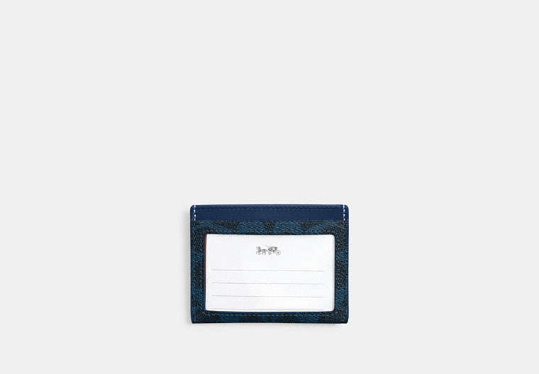 Slim Id Card Case In Signature Canvas