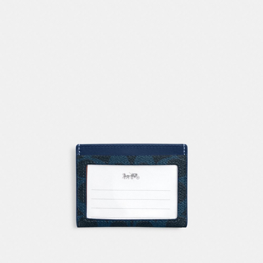Slim Id Card Case In Signature Camo Print