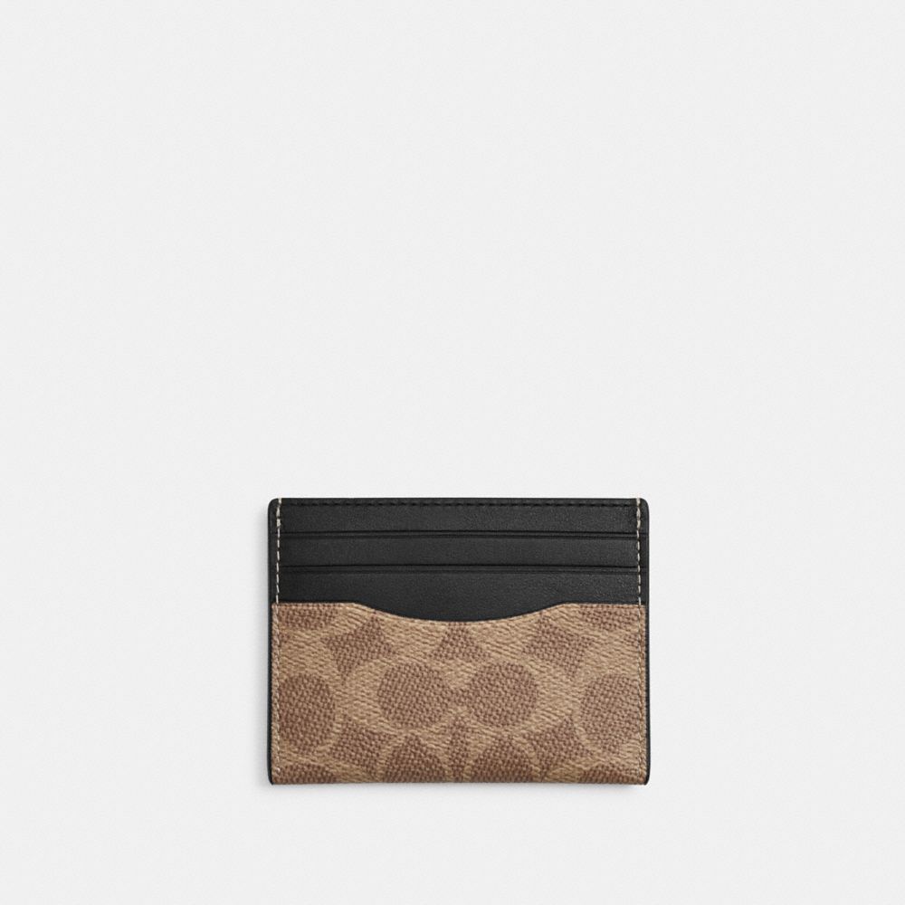 Slim Id Card Case In Loved Leather