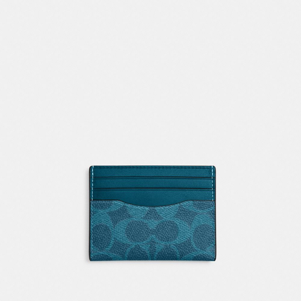 Slim Id Card Case In Loved Leather