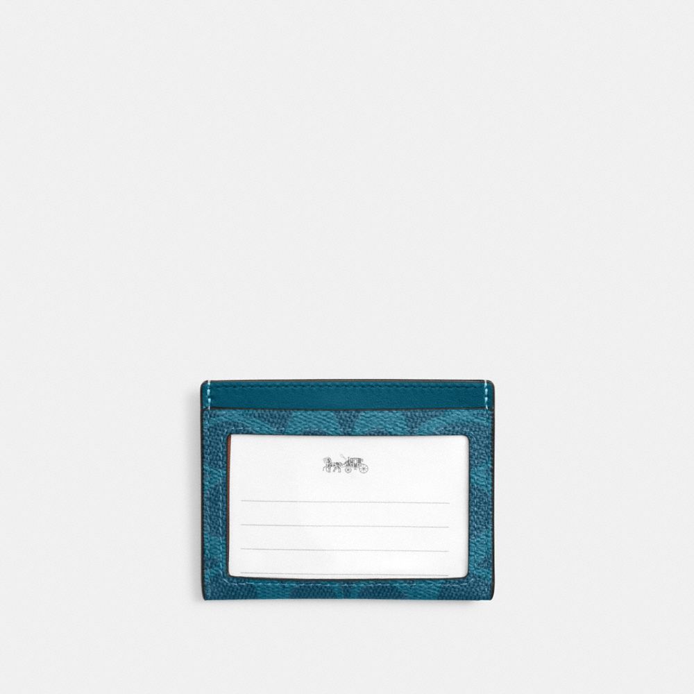 Slim Id Card Case In Signature Camo Print