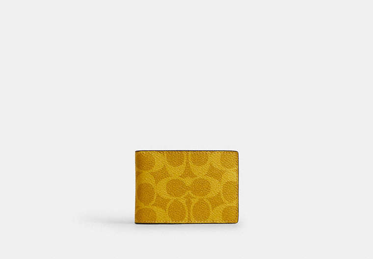 Compact Billfold Wallet In Signature Canvas
