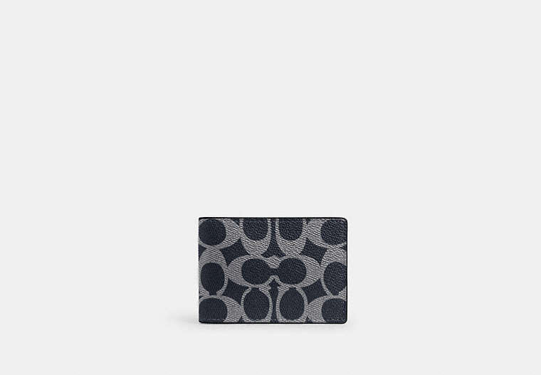 Compact Billfold Wallet In Signature Canvas