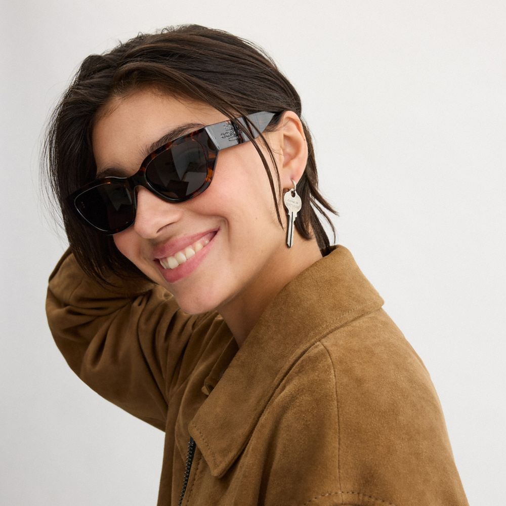 Geometric Cat Eye Sunglasses