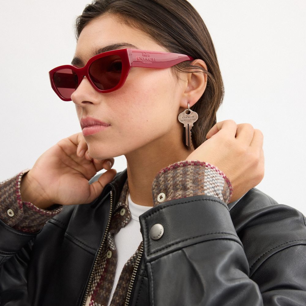 Geometric Cat Eye Sunglasses