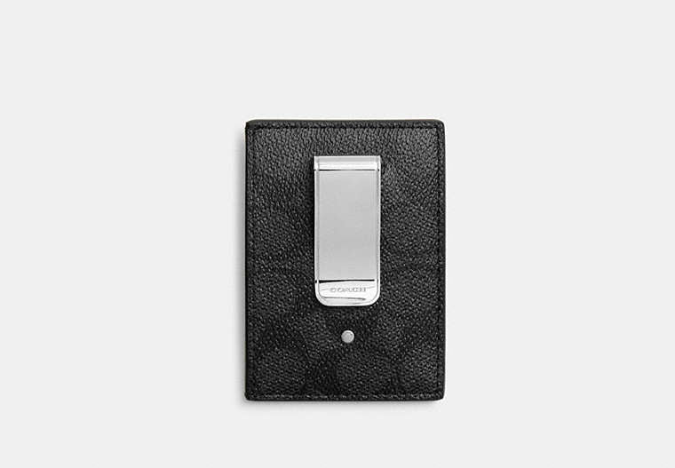 Money Clip Card Case In Signature Canvas