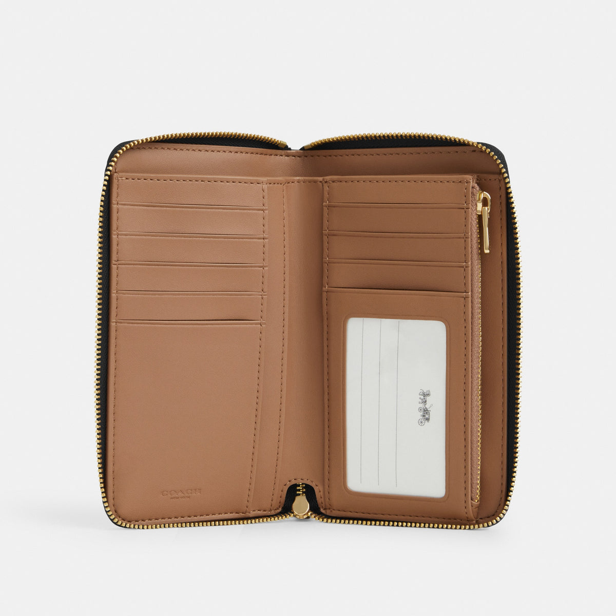 Medium ID Zip Wallet In Signature Canvas