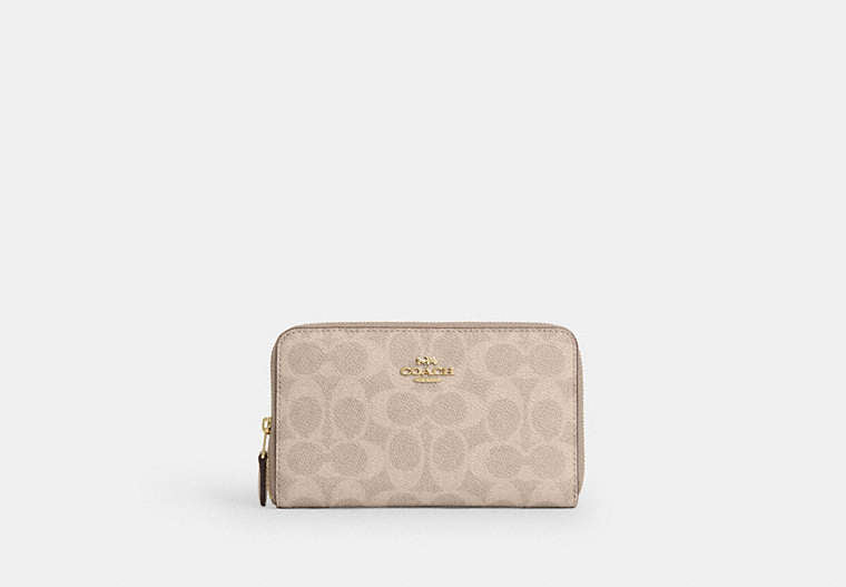 Medium Id Zip Wallet In Signature Canvas