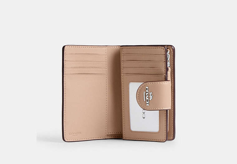 Medium Corner Zip Wallet In Signature Canvas