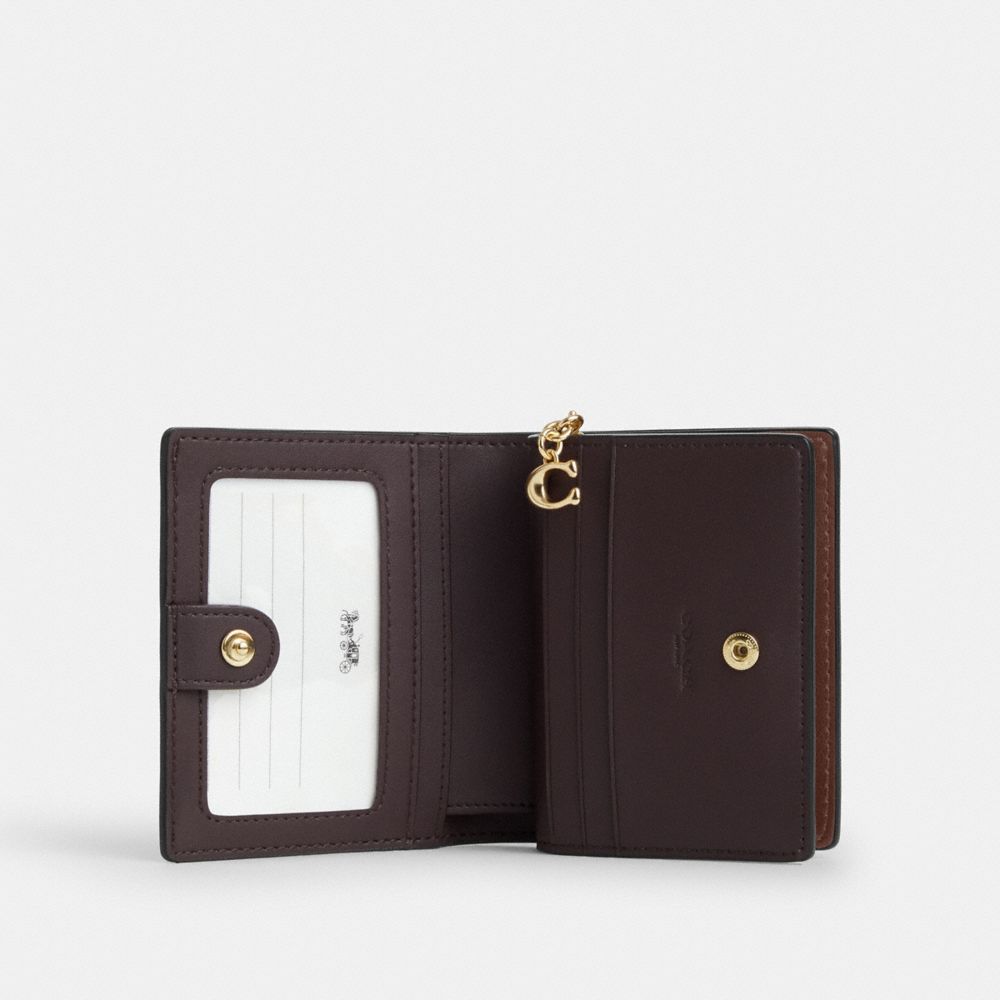 Snap Wallet With Cherry Print