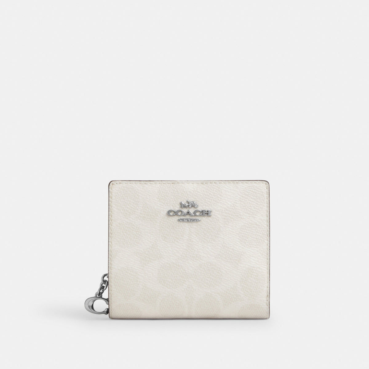 Snap Wallet In Signature Denim