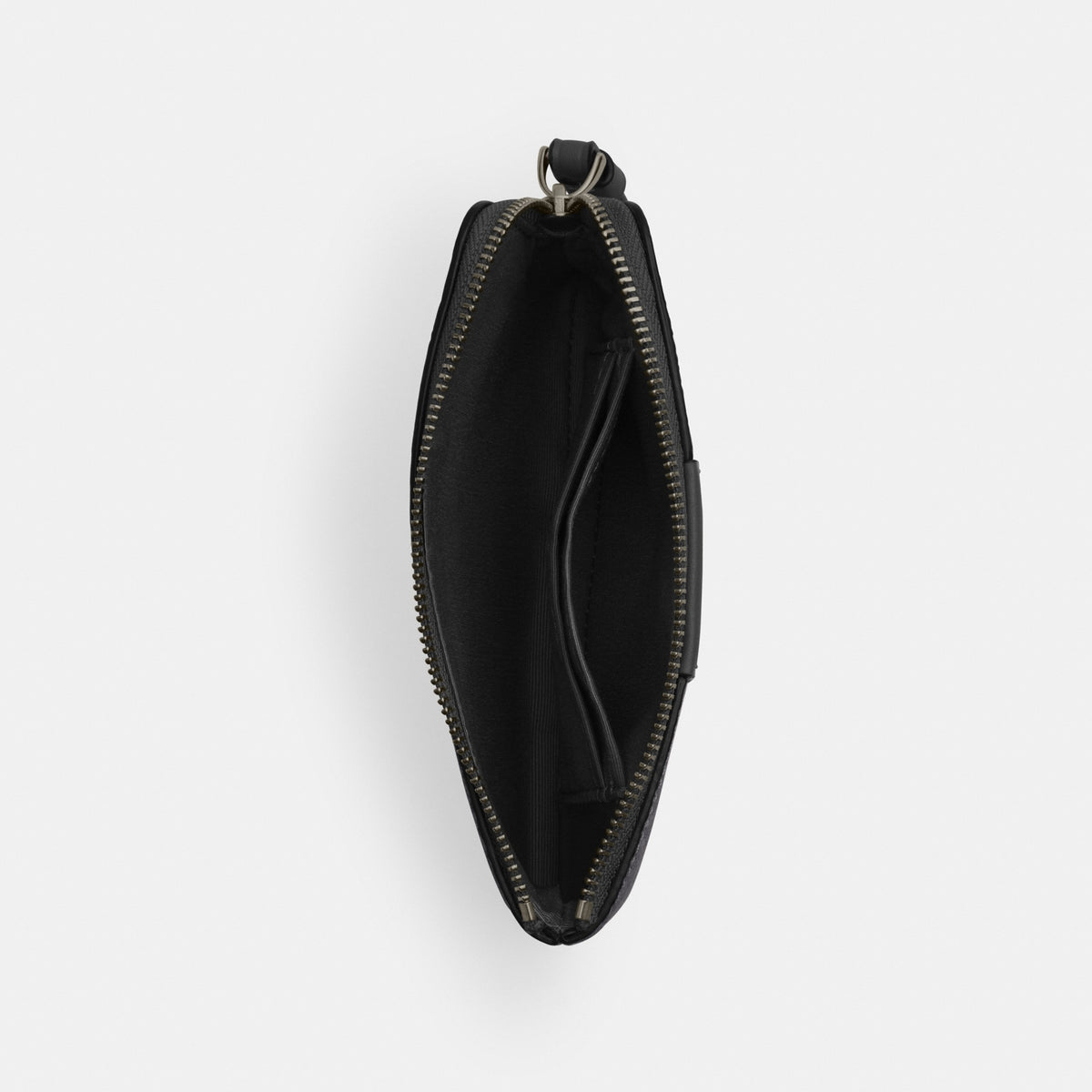 Corner Zip Wristlet In Signature Canvas With Stripe