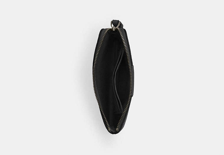 Corner Zip Wristlet In Signature Canvas With Stripe
