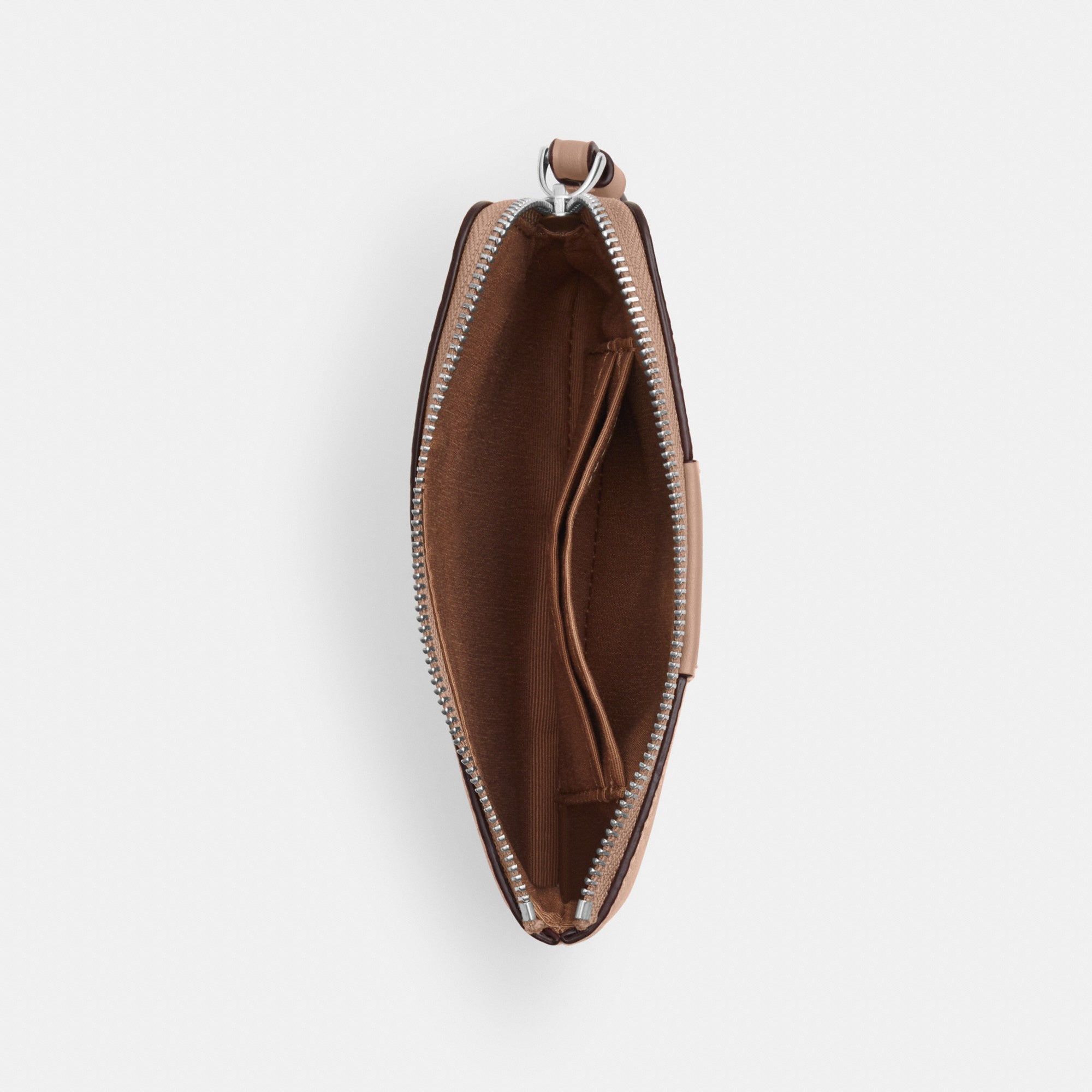 Corner Zip Wristlet In Signature Canvas With Stripe