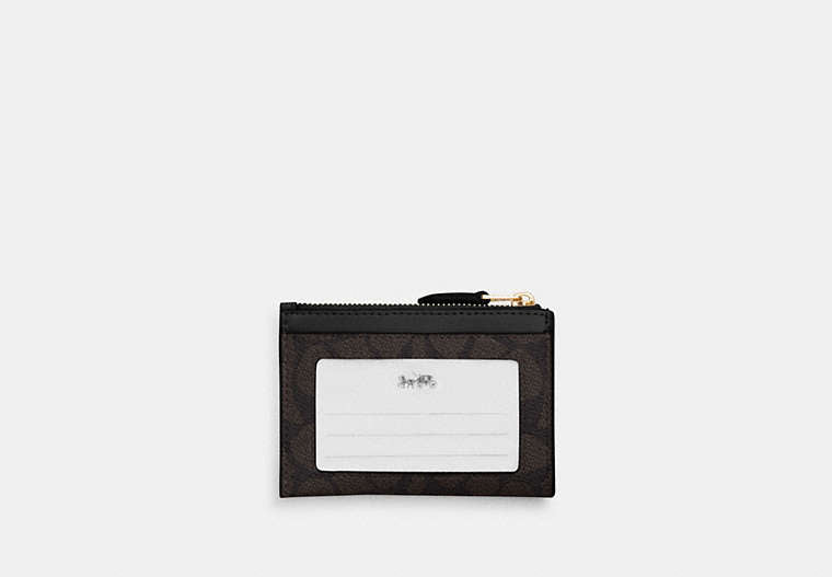Mini Skinny Id Case In Signature Canvas