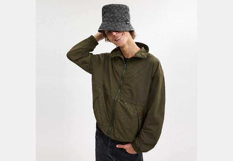 Signature Jacquard Bucket Hat