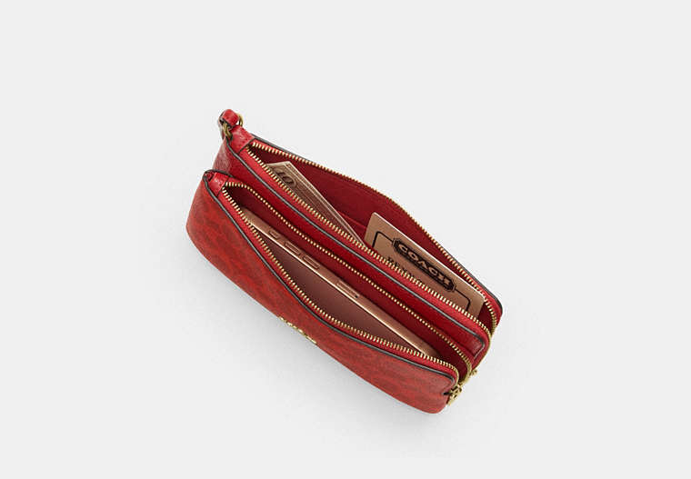 Double Zip Wallet In Signature Canvas