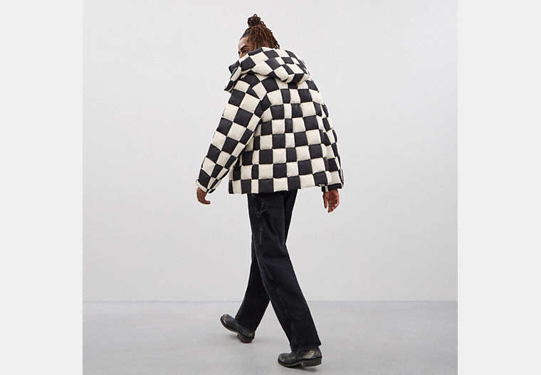 Coachtopia Loop Puffer Jacket With Checkerboard Quilting