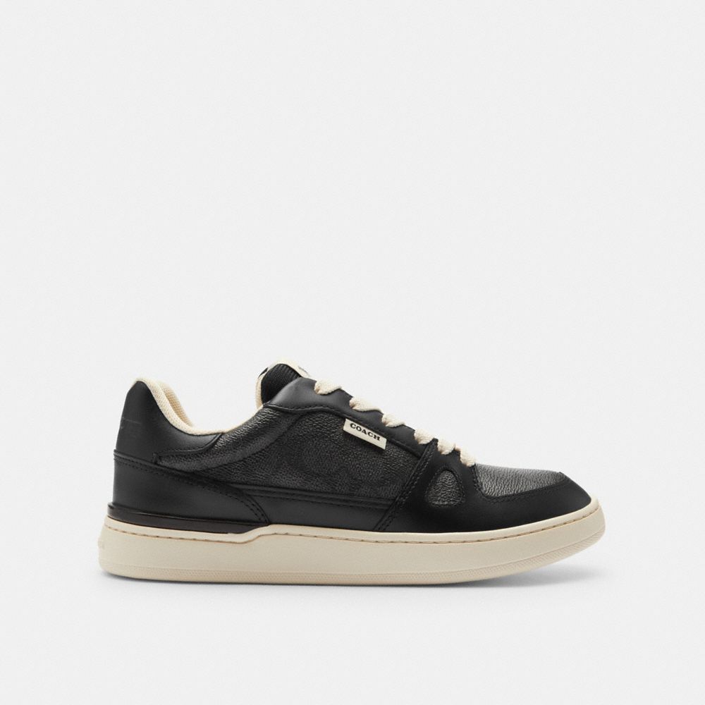 Clip Court Low Top Sneaker In Signature Canvas