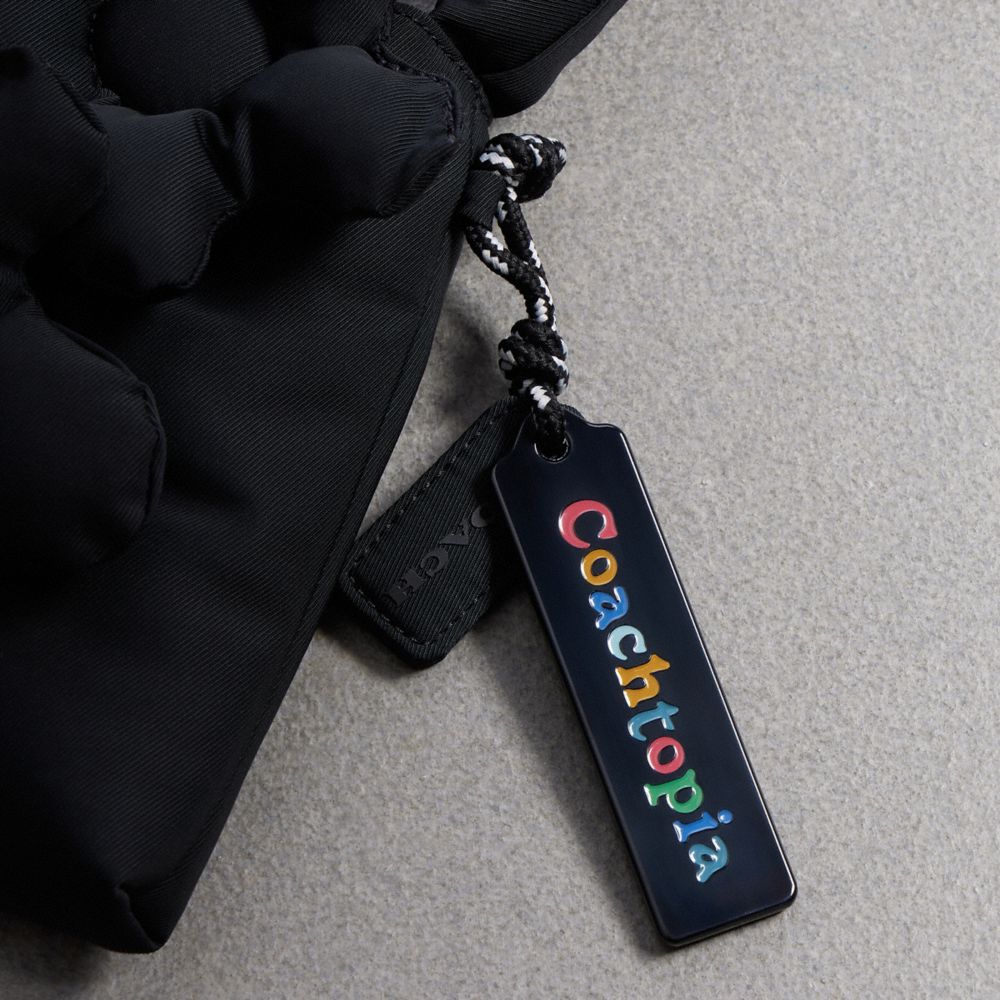 Coachtopia Loop Shoulder Bag With Floral Appliqué