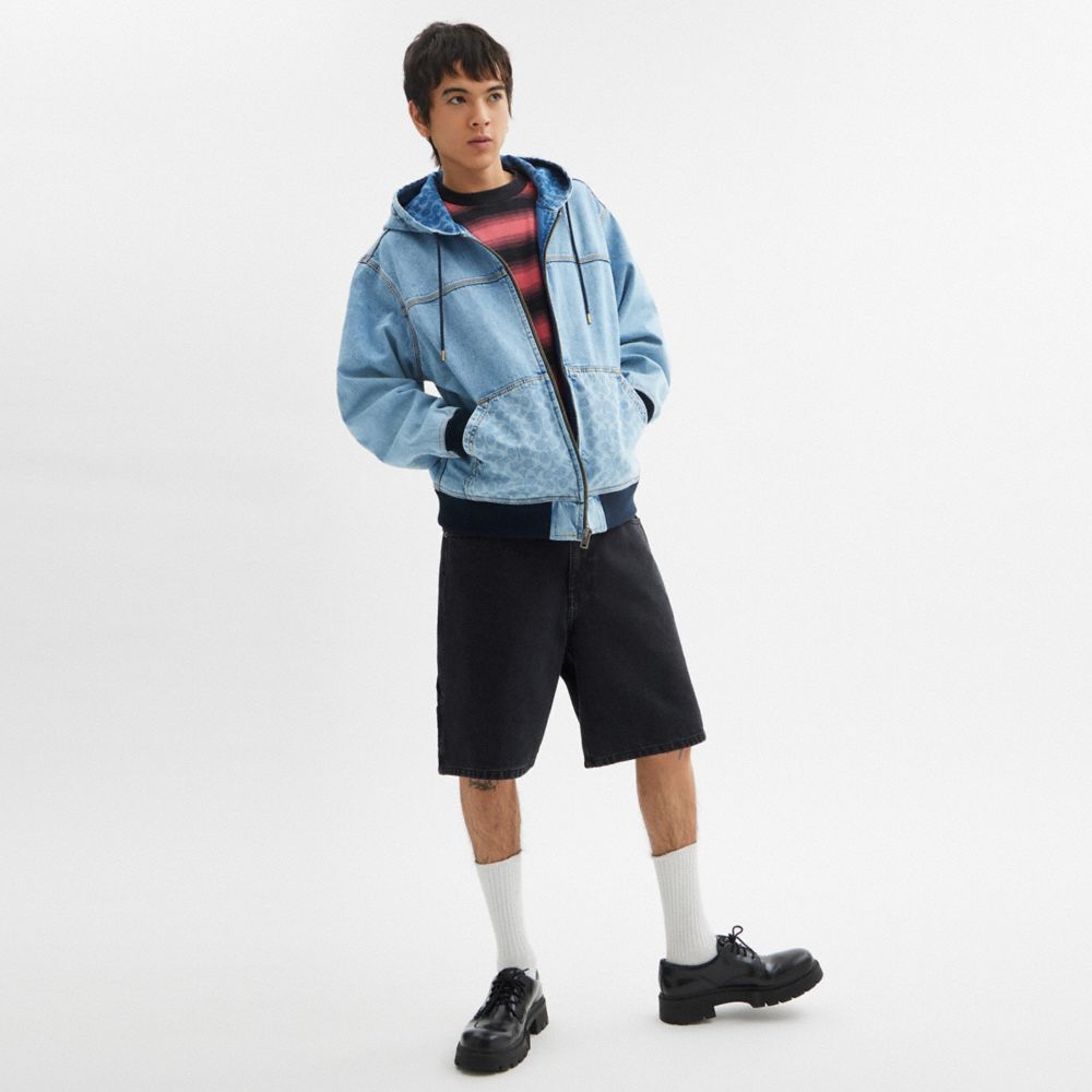 Signature Denim Zip Jacket