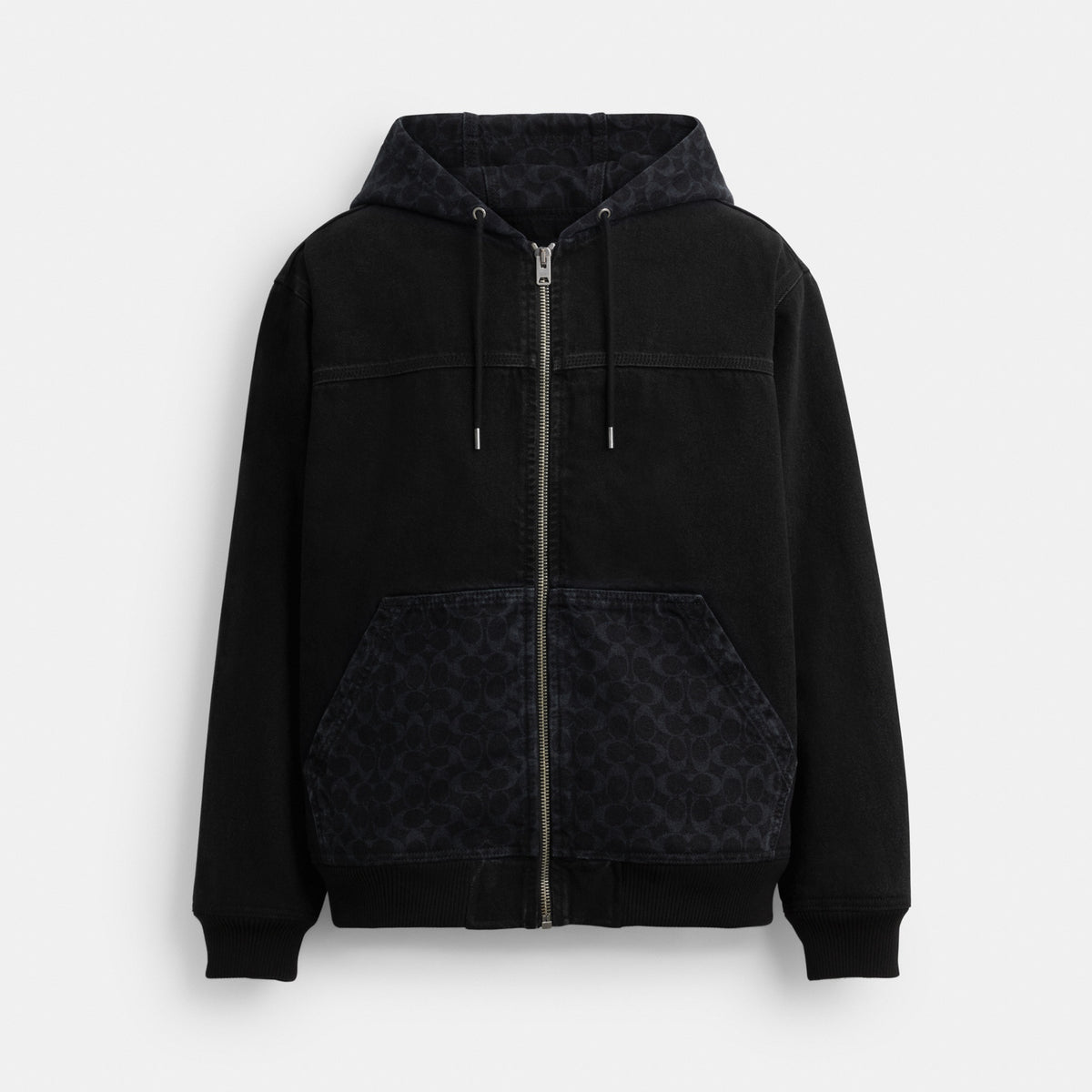 Signature Denim Zip Jacket