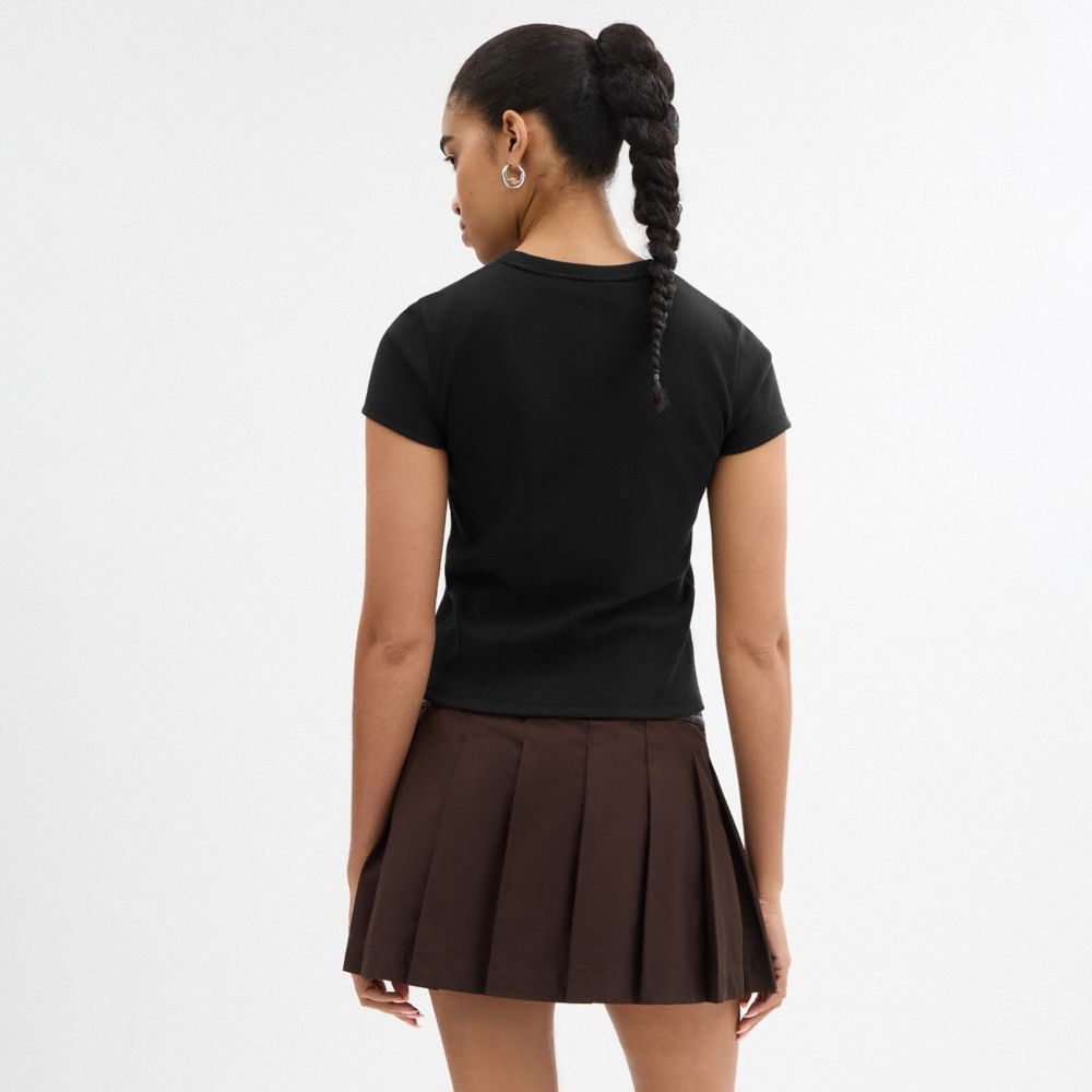 New York Ribbed T Shirt