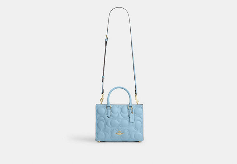Maggie Small Tote Bag In Signature Leather