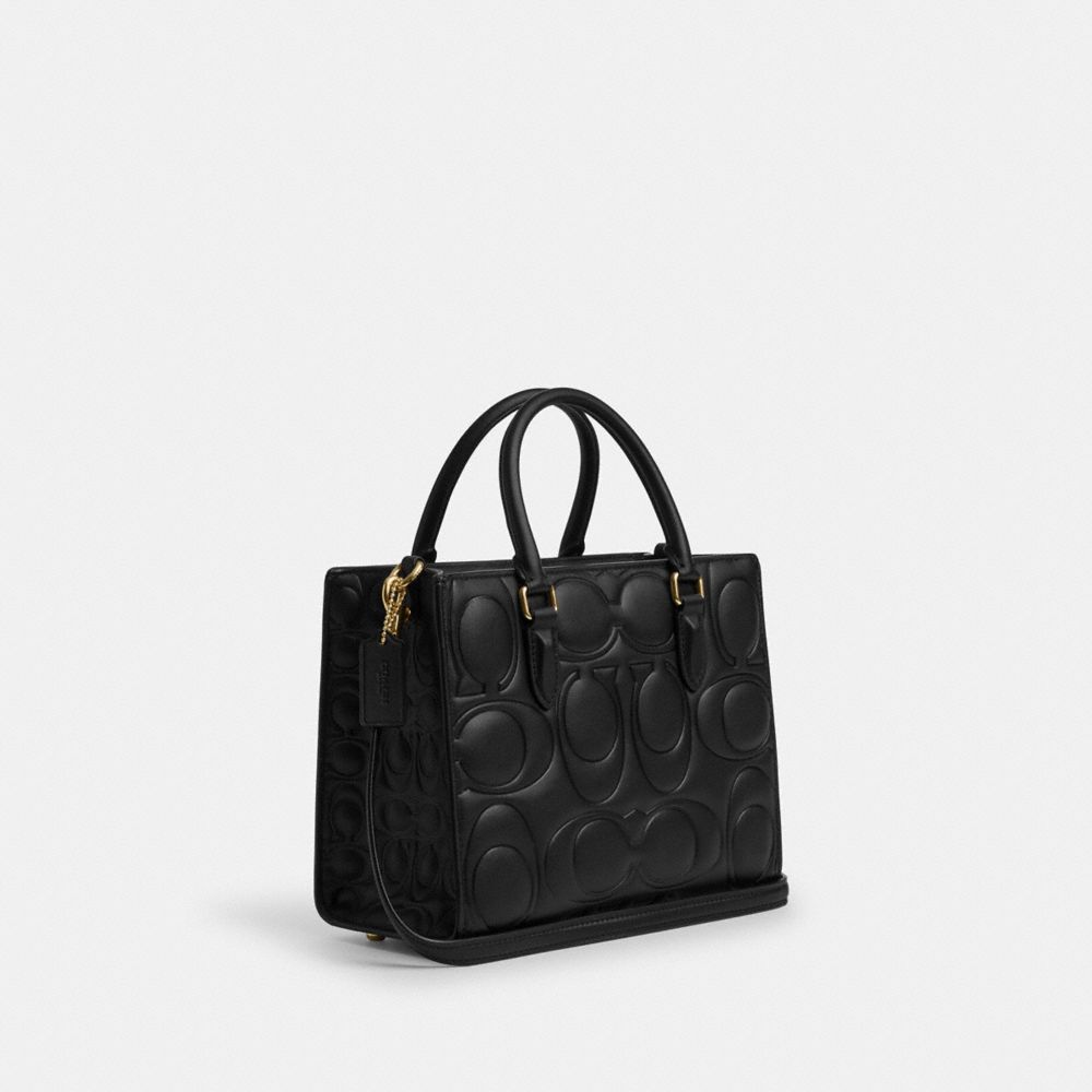 Maggie Small Tote Bag In Signature Leather