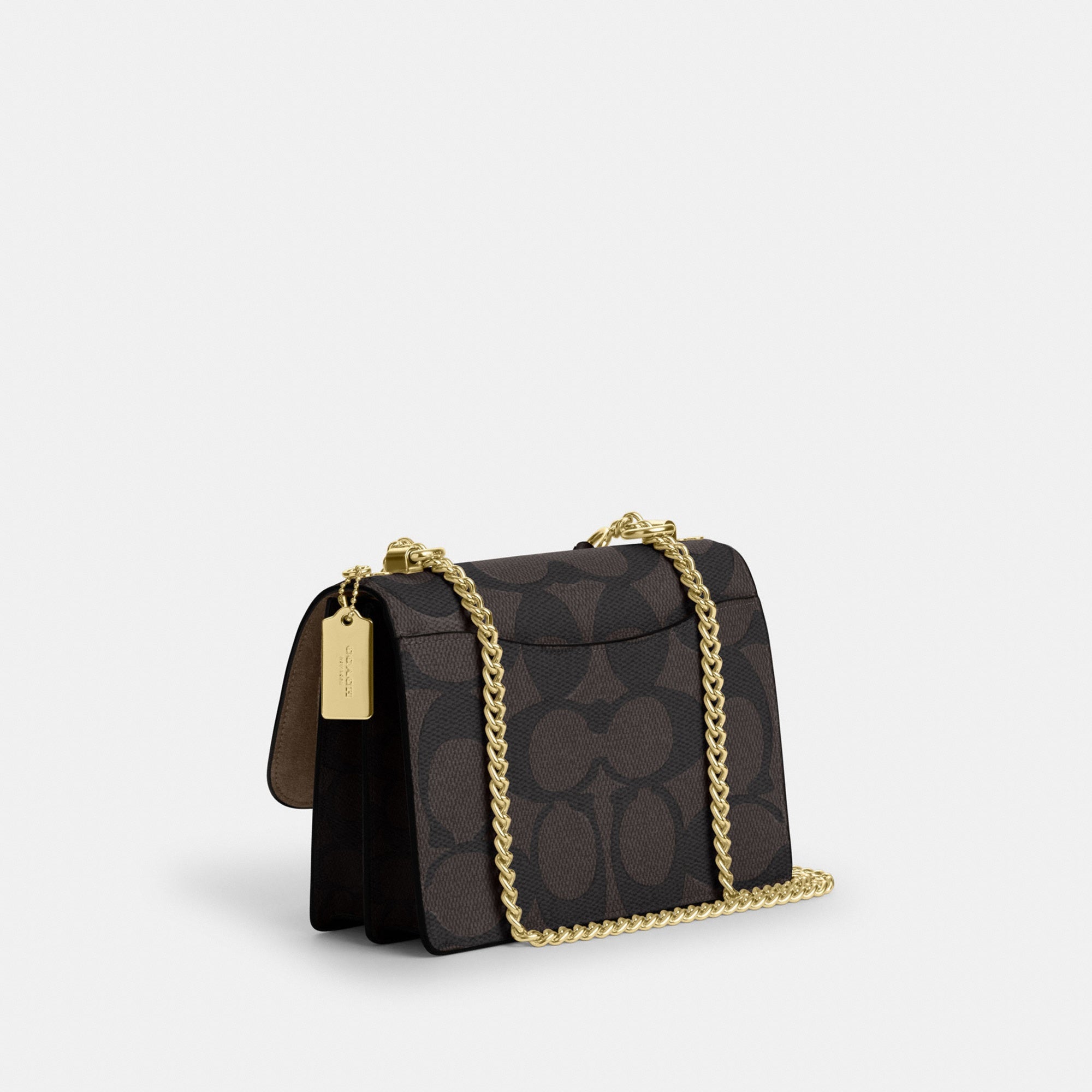 Klare Crossbody Bag In Blocked Signature Canvas