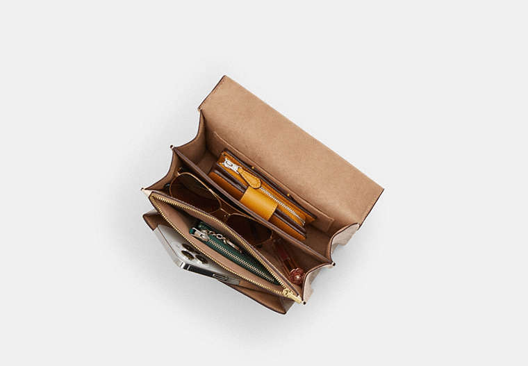 Klare Crossbody Bag In Blocked Signature Canvas