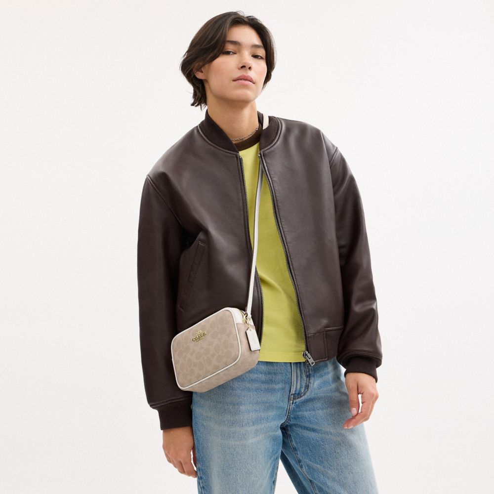 Mini Jamie Camera Bag In Signature Canvas