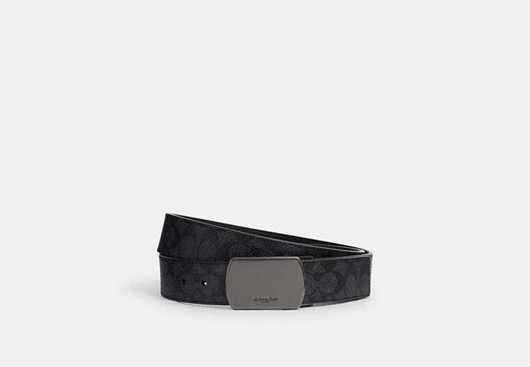 Plaque Buckle Cut-To-Size Reversible Belt, 38 Mm