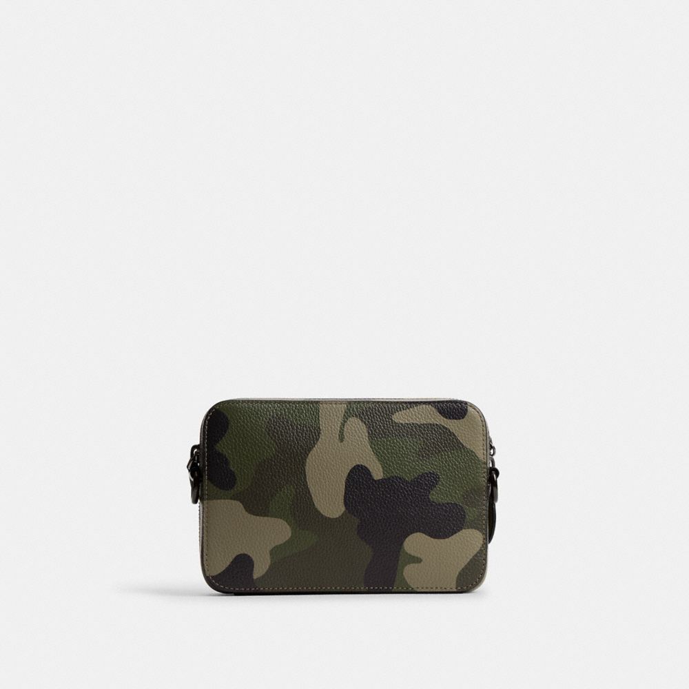 Charter Crossbody Bag 19 With Camo Print And Coach Graphic