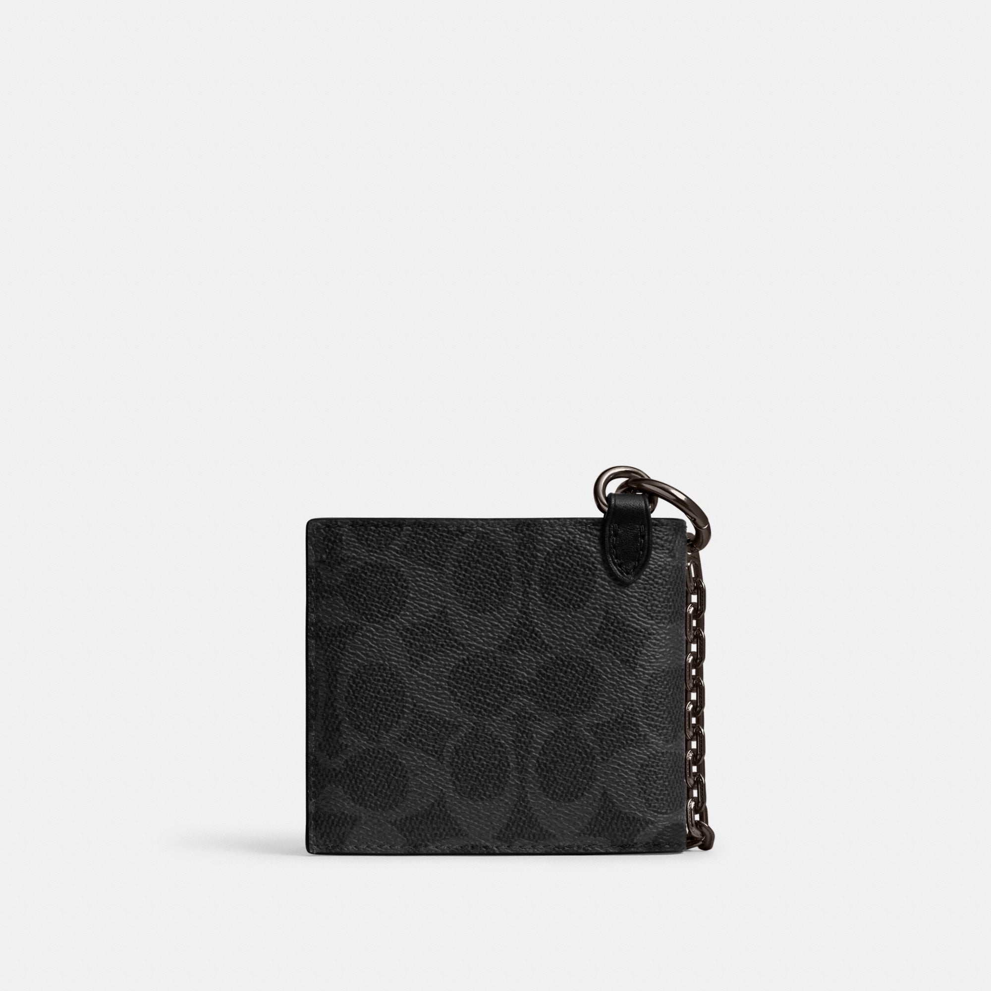 Billfold Wallet With Chain In Signature Canvas