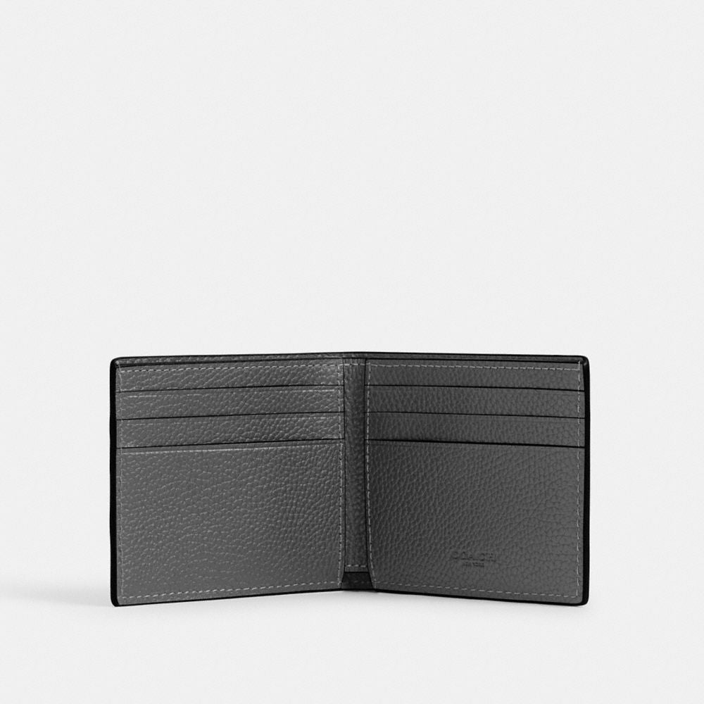 Slim Billfold Wallet With Coach Graphic