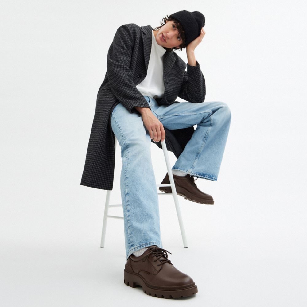 Cameron Derby In Signature Leather