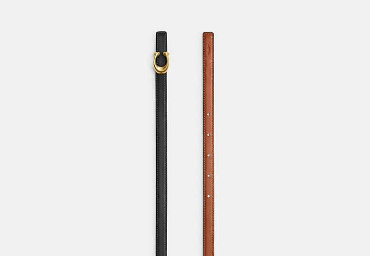 Sculpted Signature Buckle Reversible Belt, 13 Mm